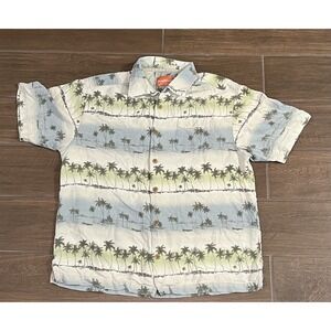 Tommy Bahama Hawaiian/Aloha shirt 100% Silk Rare Abstract design Medium